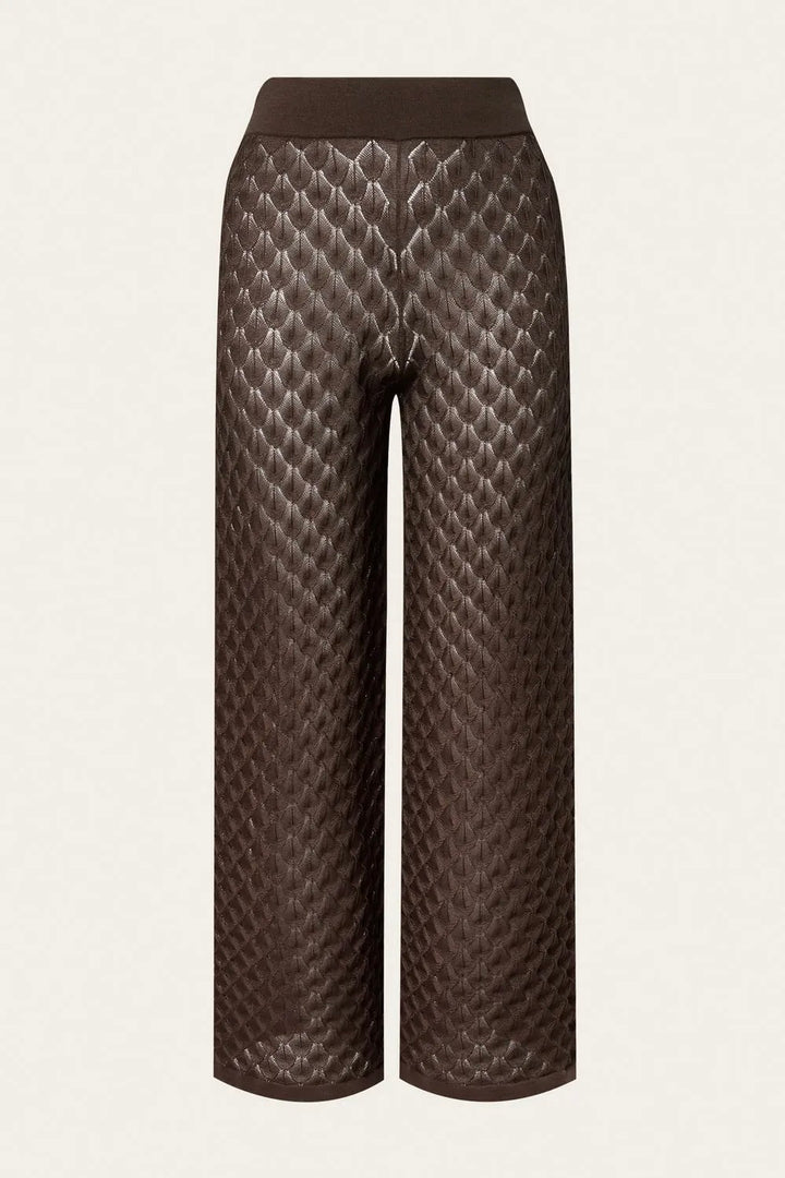 Alissa Knitted Pants Chocolate