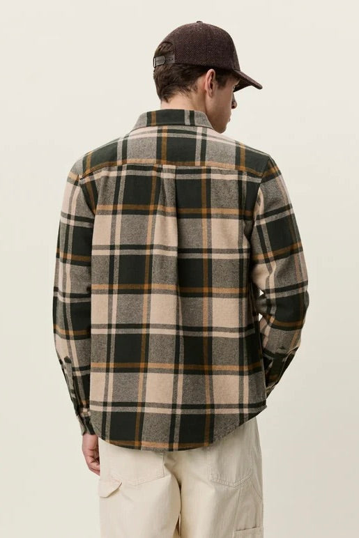 Check Flannel Shirt Rosin Green