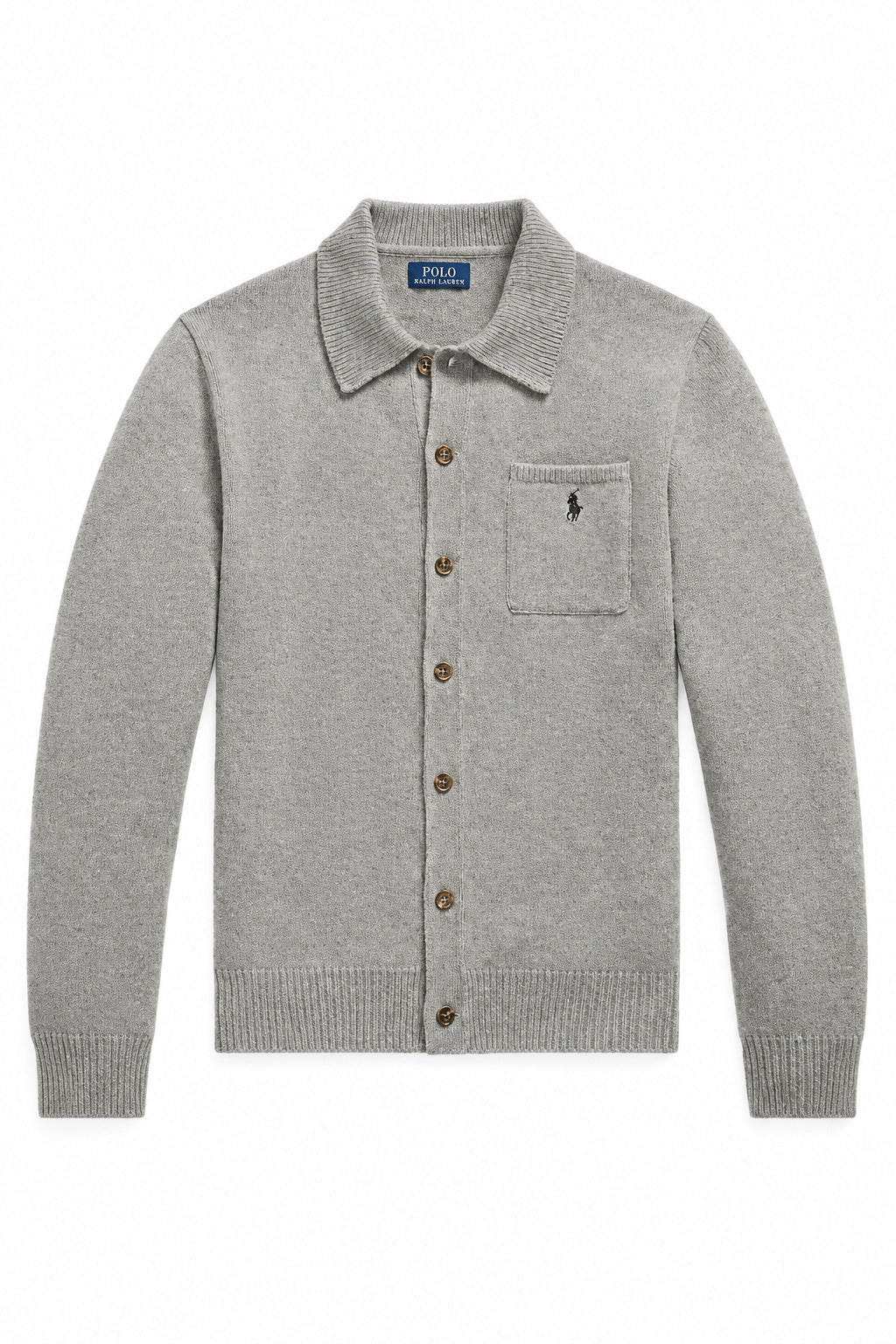 Sweater Cardigan Fawn Grey Heather