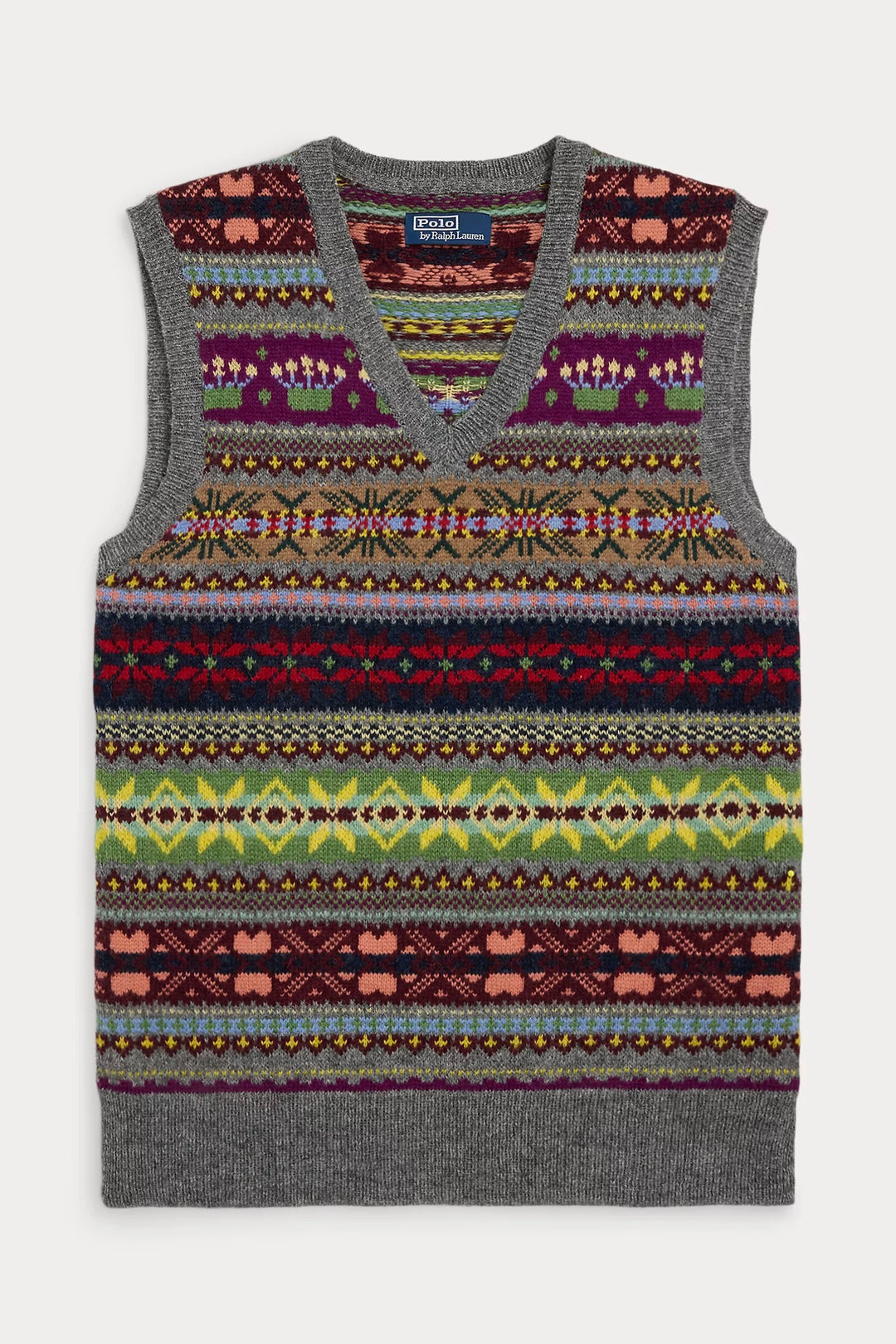 Fair Isle Wool Sleeveless Jumper