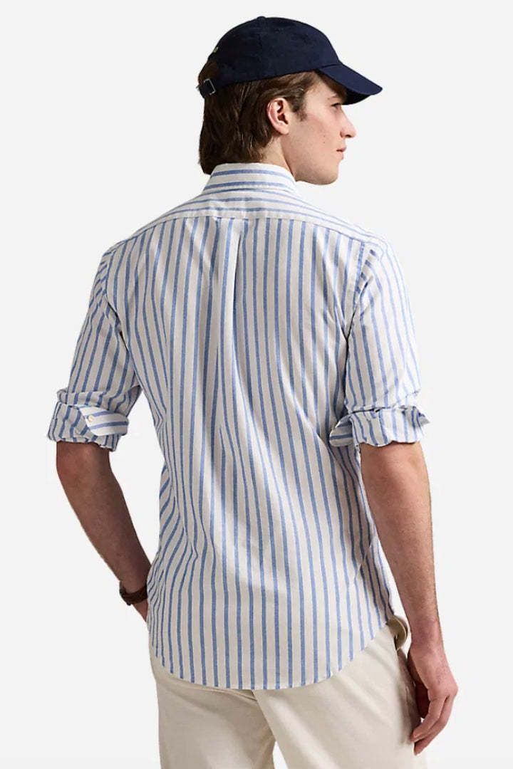 Custom Fit Oxford Shirt Blue/White