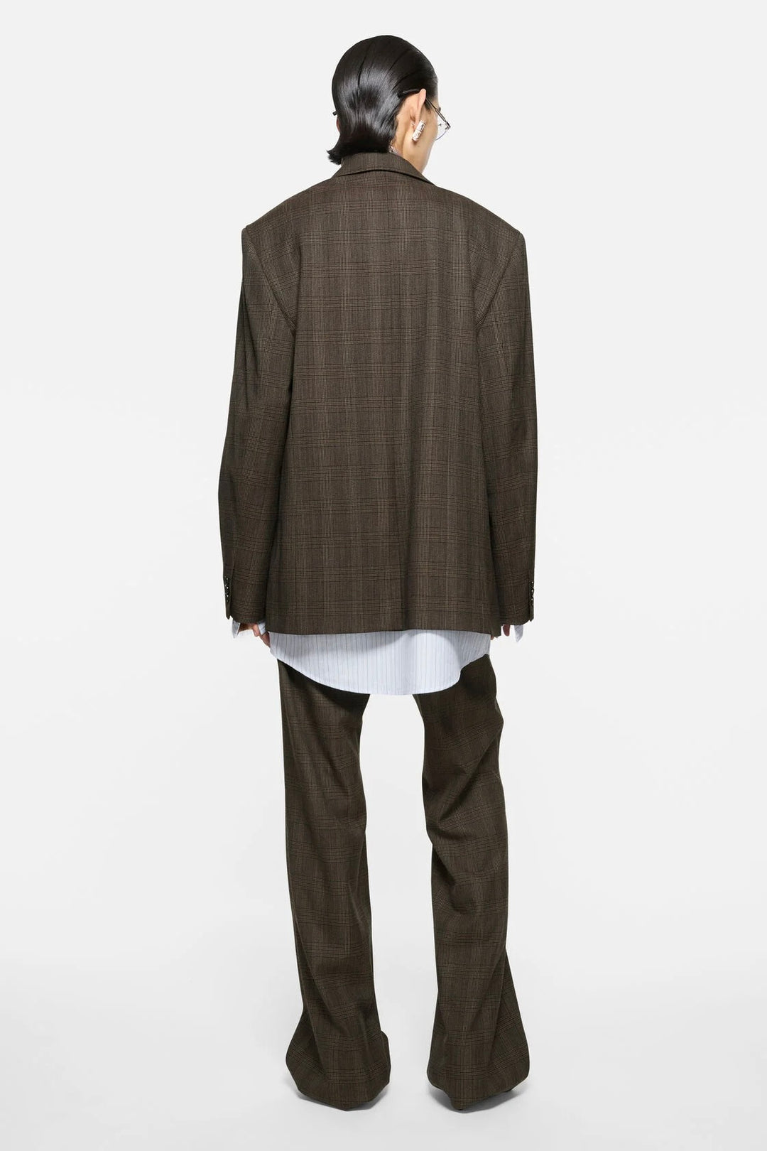 Layered Wool Suit Jacket