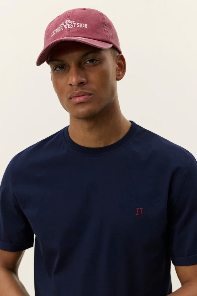 LES DEUX Norregaard Contrast T-Shirt Dark Navy - Dale