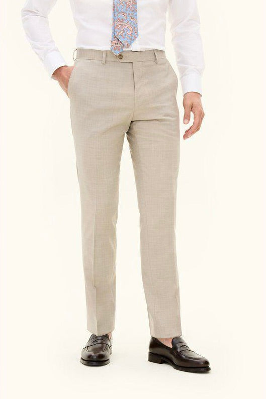 Denz Trousers Nubuck Beige