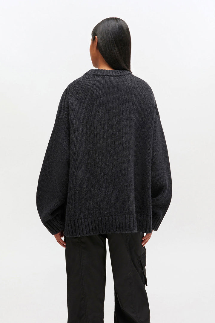 GANNI Chunky Wool Mix Sweater - Dale