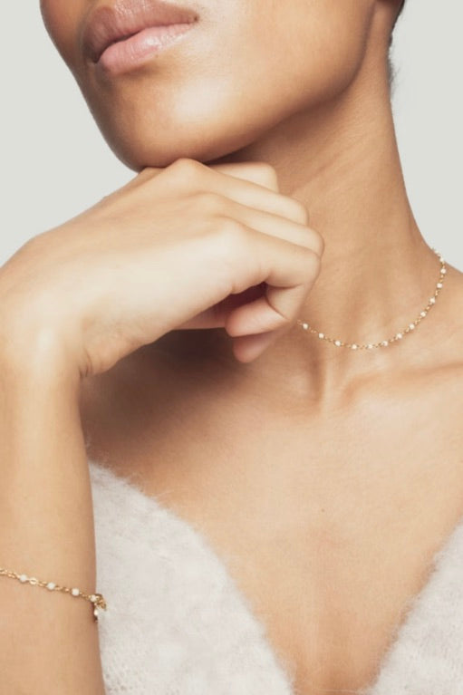 CAMILLA PIHL JEWELRY The Greige Bead Necklace - Dale
