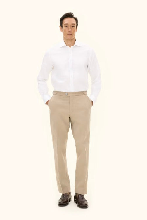 Dandy Side Adjuster Trousers Dusty Beige