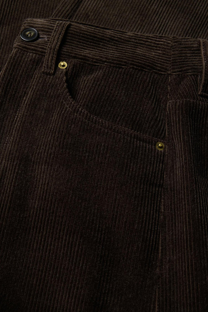 Gunther Corduroy Trouser Marron Fonce