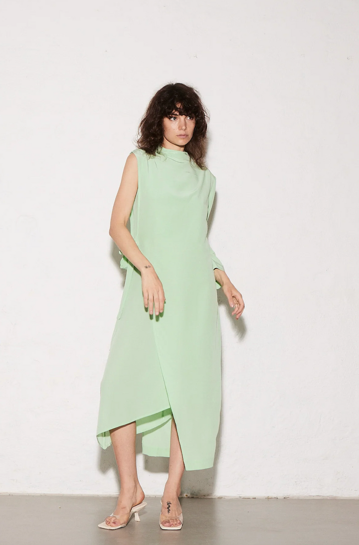 Nomad dress - green ash