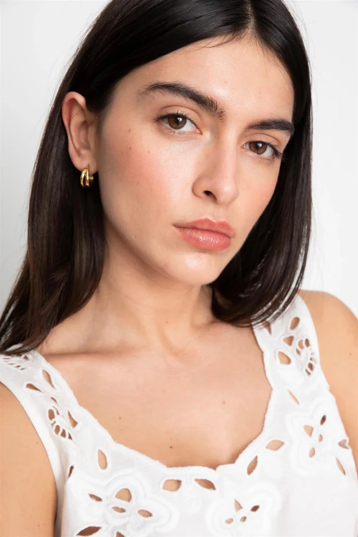 Evie Top White