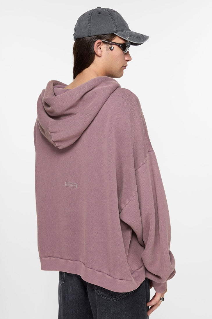 Hooded Sweater Plum Purple