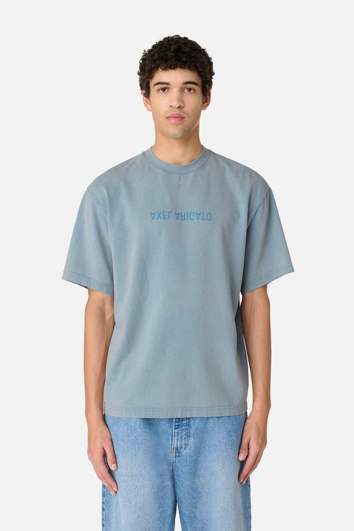 Distort Washed T-Shirt Steel Blue