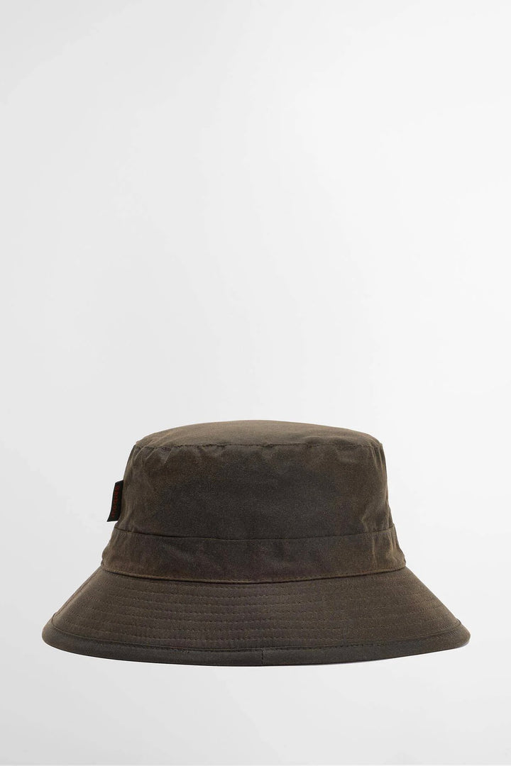 Waxed Bucket Hat Olive