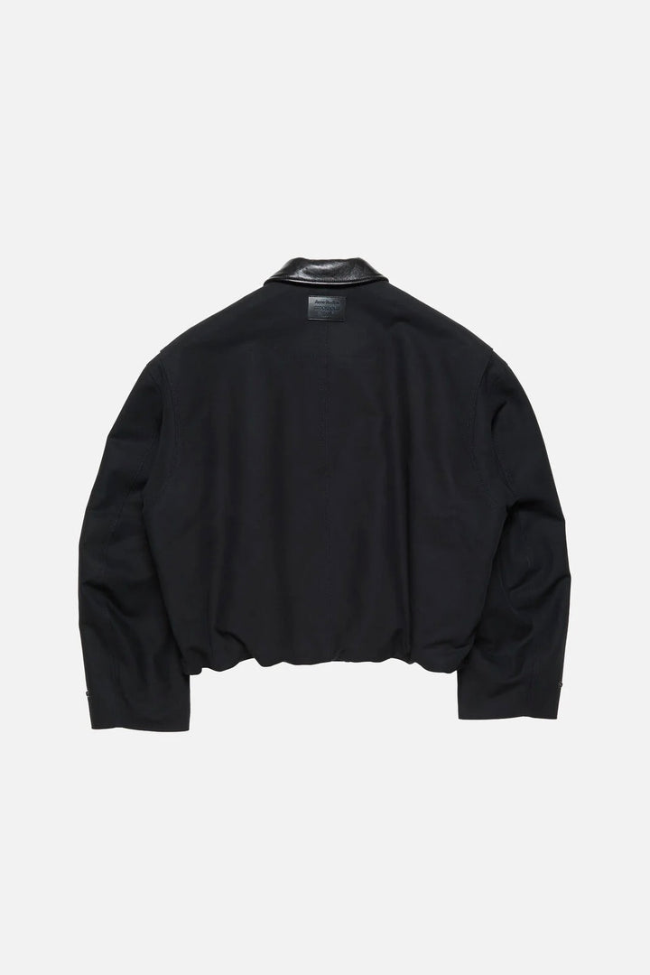 Twill Bomber Jacket Black