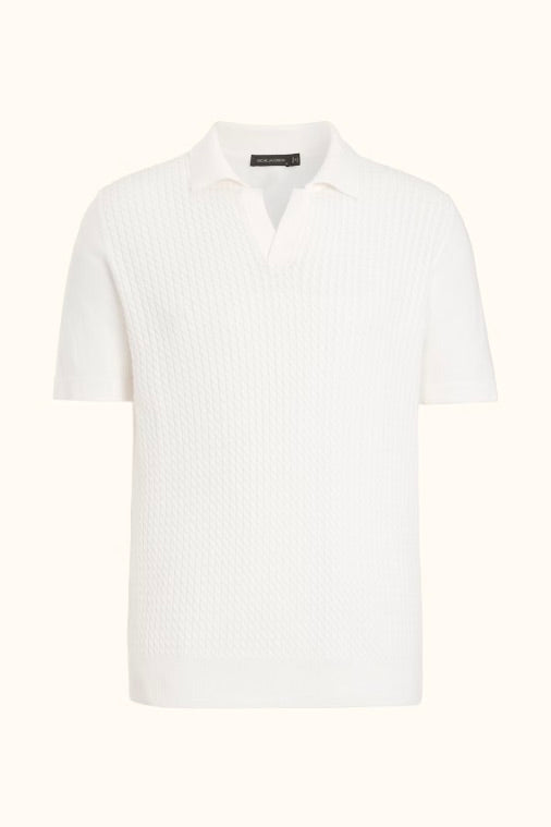 Alf Short Sleeve Poloshirt Snow White