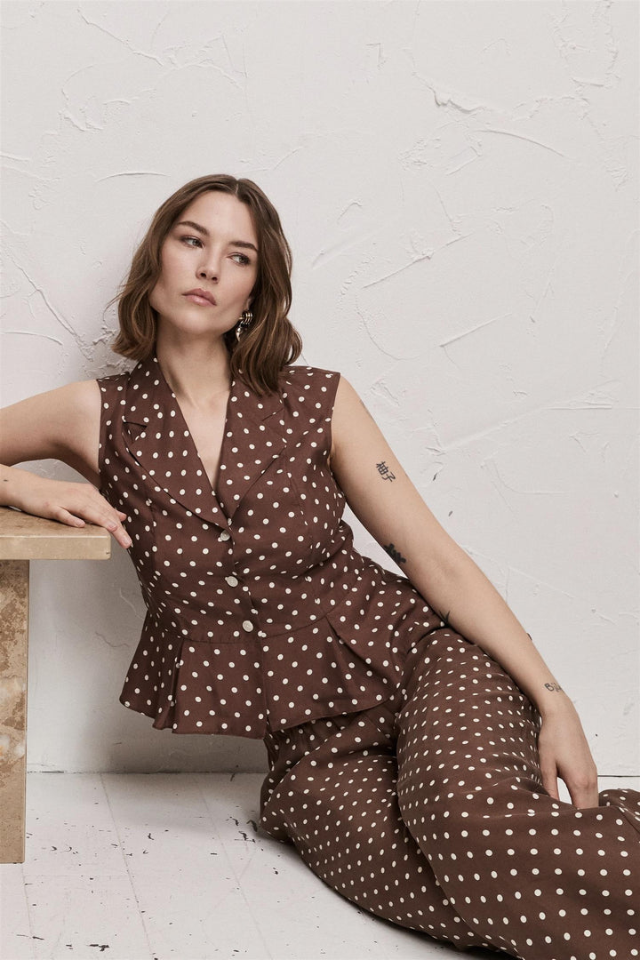 Melrose Dots Top