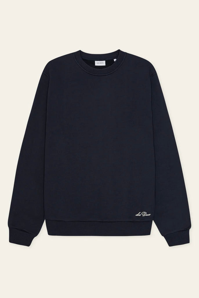 LES DEUX Ben Artist Sweatshirt Dark Navy Blue - Dale