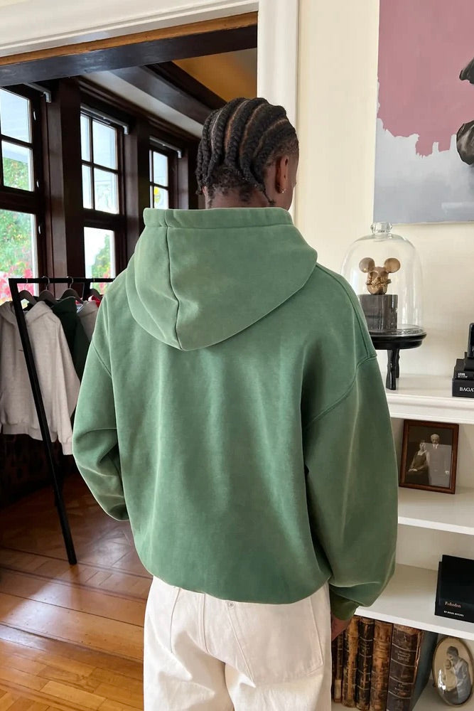 Vintage Green Logo Hoodie