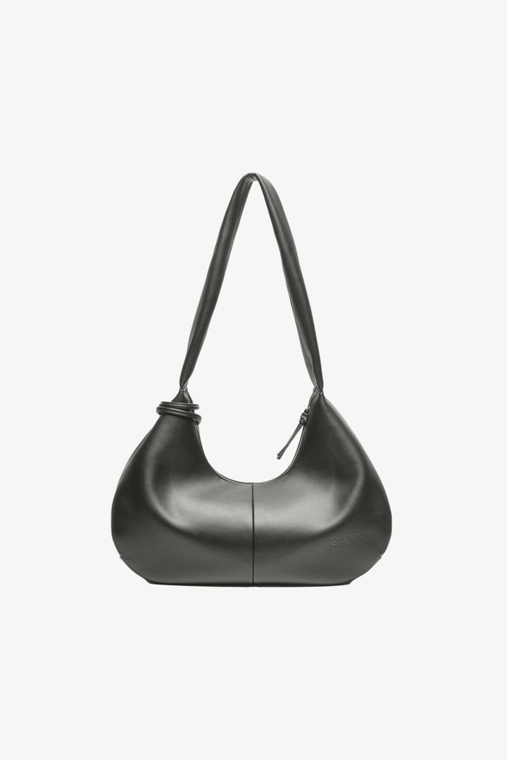 Ganni Bou Bag Hobo Medium Steal Grey