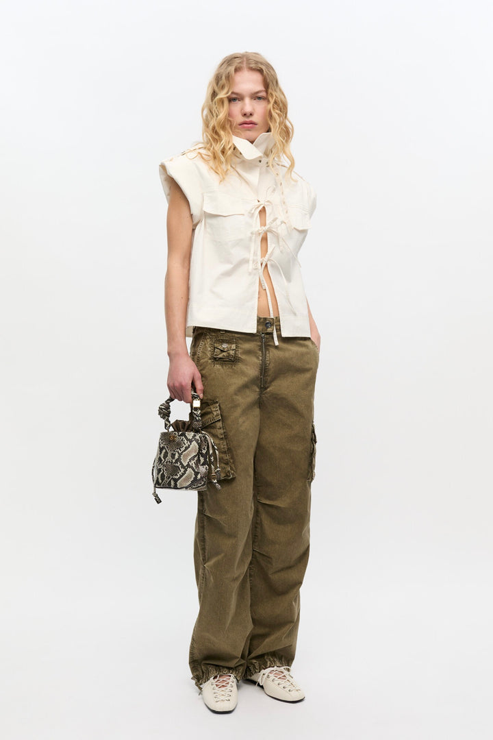 Washed Twill Trousers Kalamata
