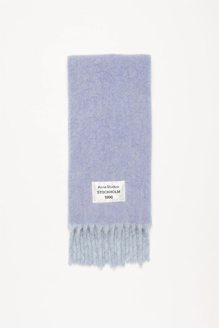 ACNE STUDIOS Bicolor Alpaca Scarf Blue/Light Blue - Dale
