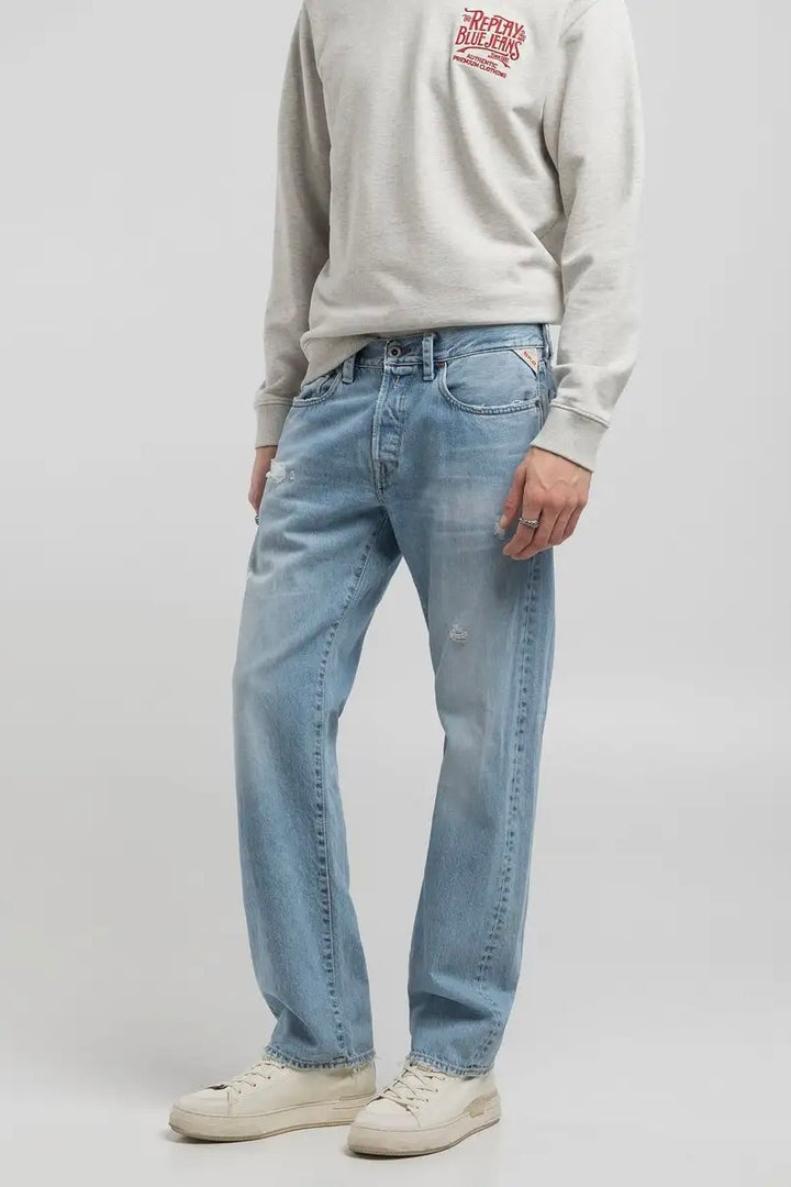 REPLAY Deryck Regular-Fit Jeans Light Blue - Dale