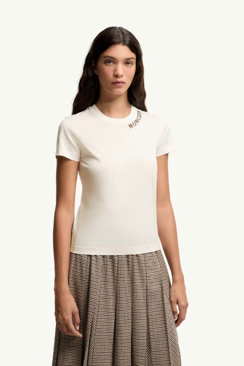 Sketch Logo Cotton T-Shirt White