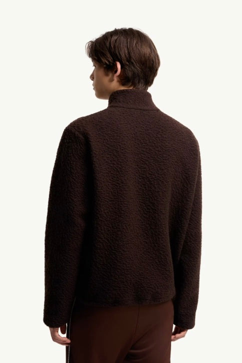 Logo Knit Sweatshirt Dark Brown