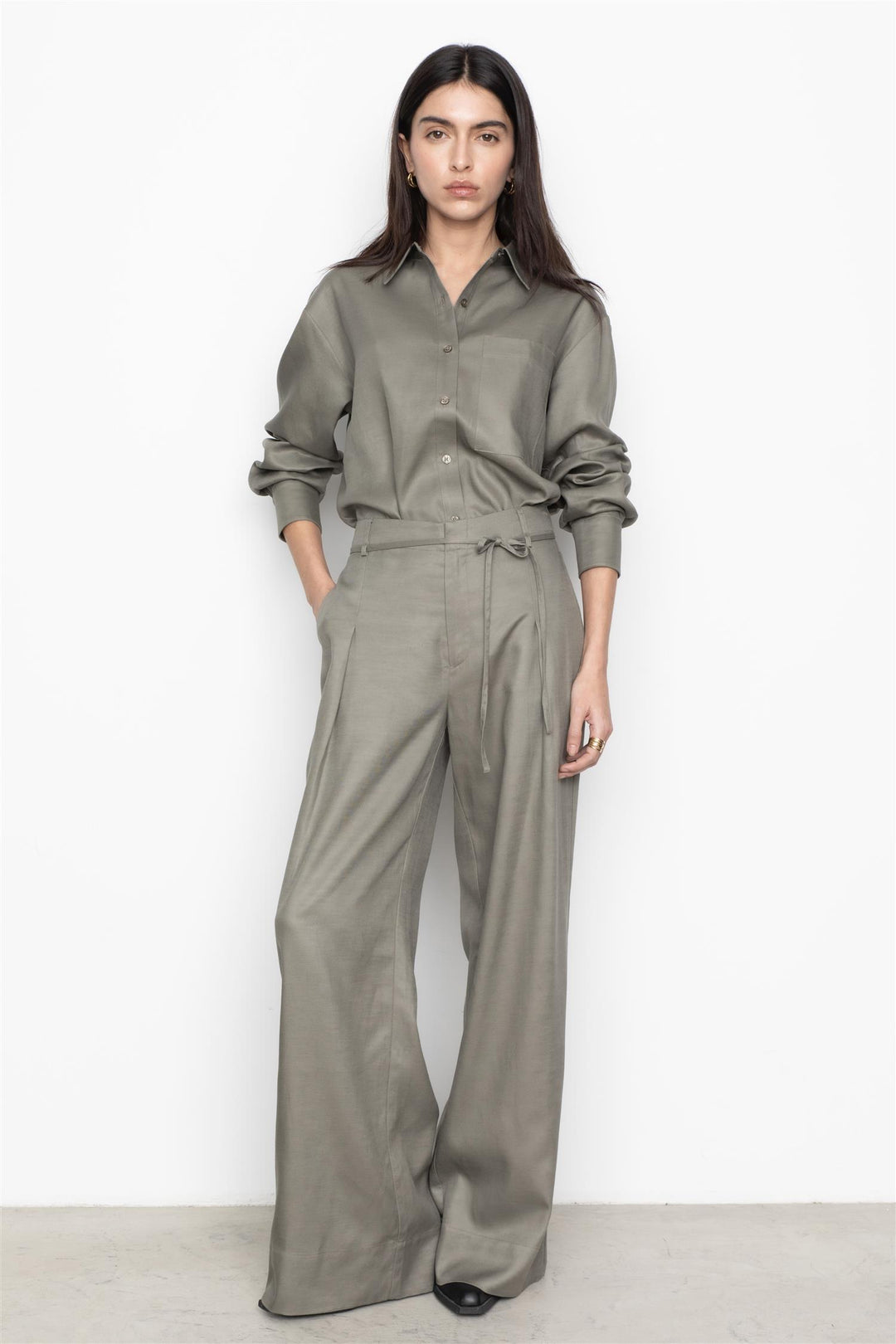 CAMILLA PIHL Abelone Trouser Army - Dale