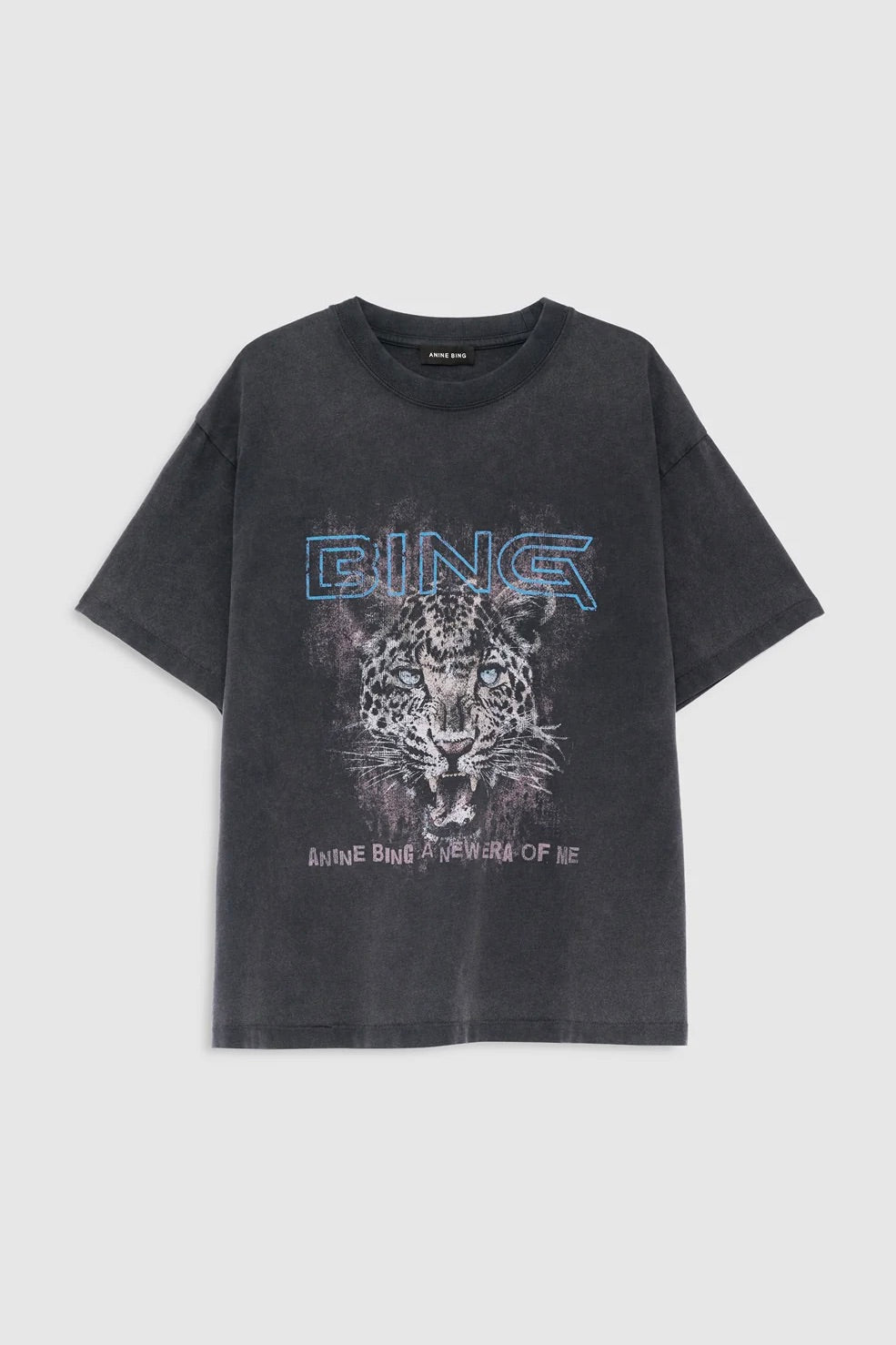 Cade Tee Leo Muse Washed Black