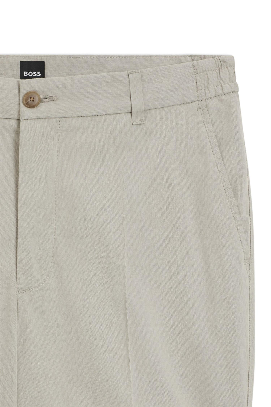 P-Kane1-EL Stretch Cotton Shorts Open Beige
