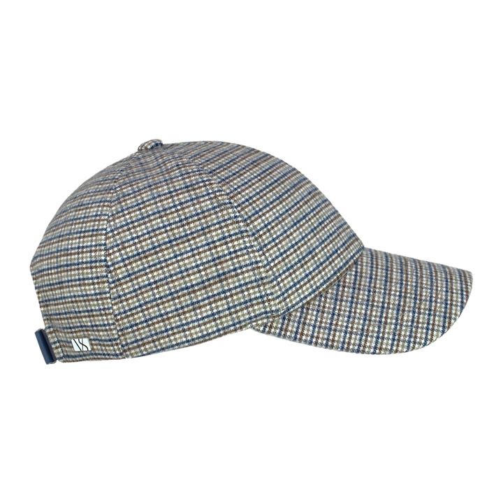 Cotton Flannel Cap Brown Check