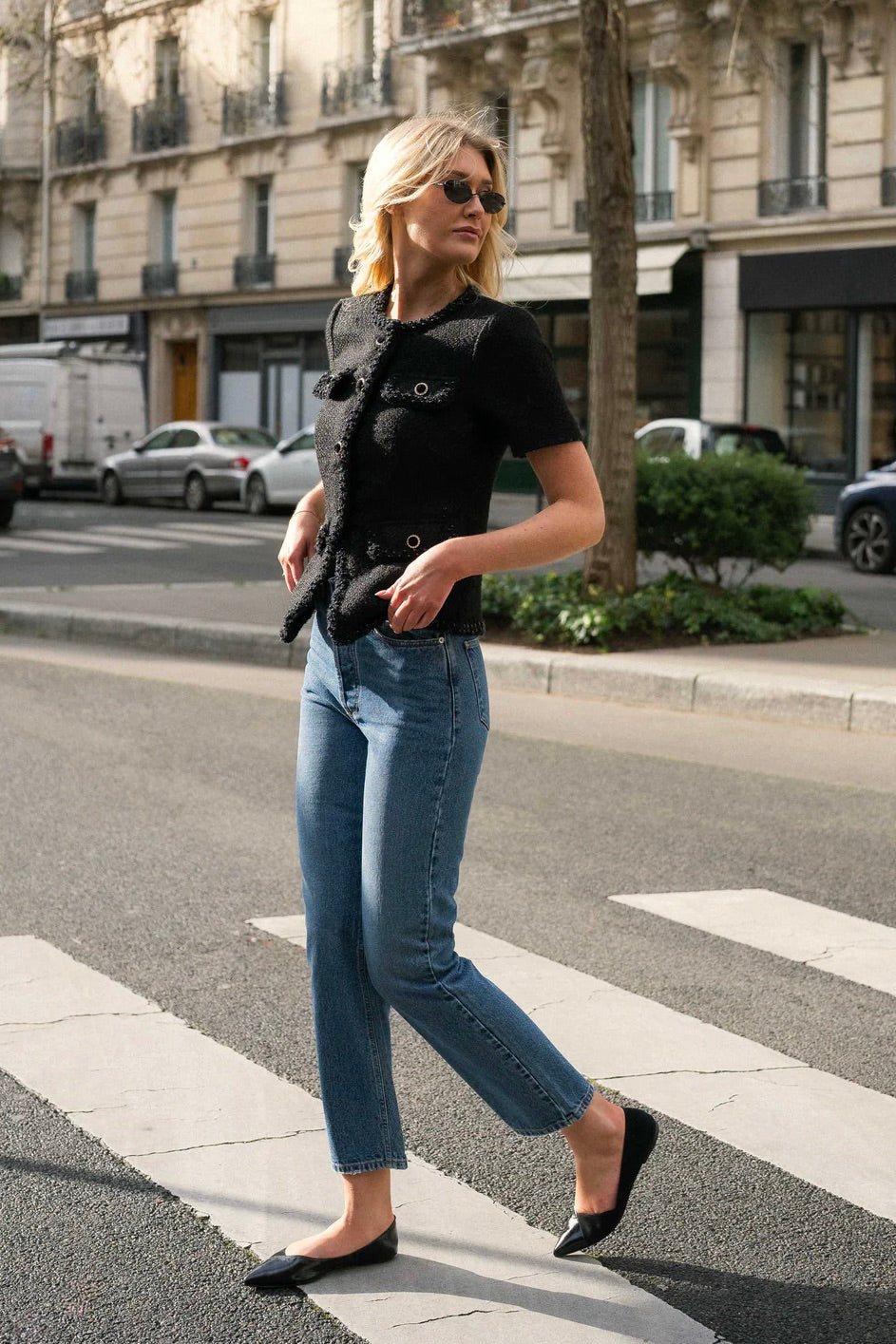 LOVE LOLINA Abbot Top Black - Dale