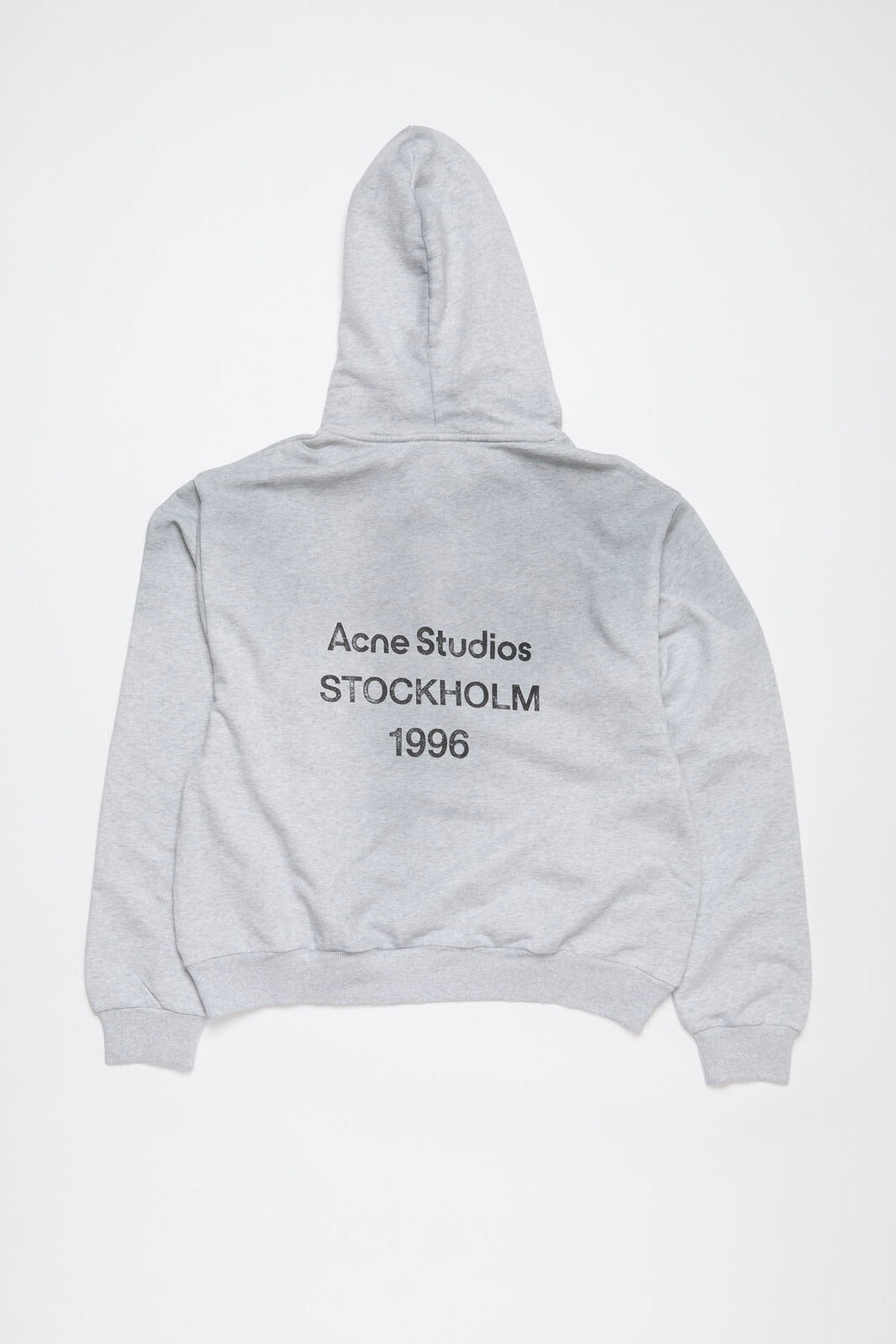 Logo Hooded Sweater Pale Grey Melange