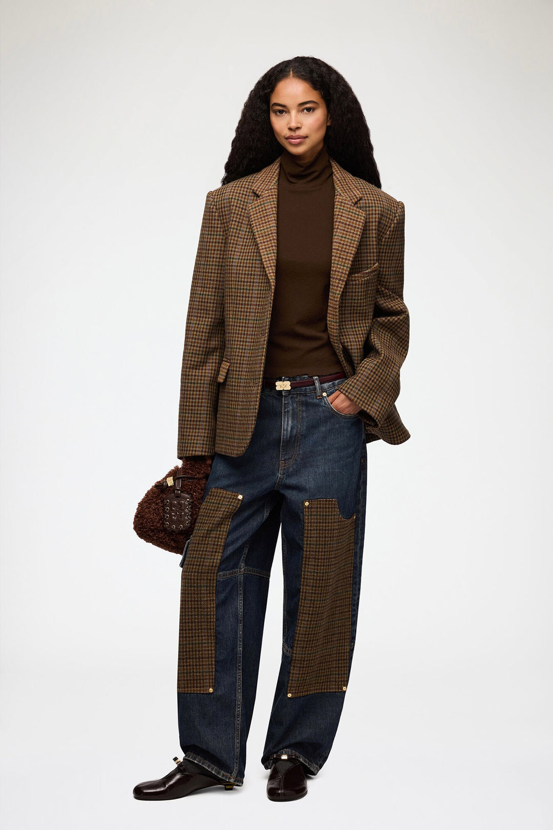 Heavy Check Twill Blazer