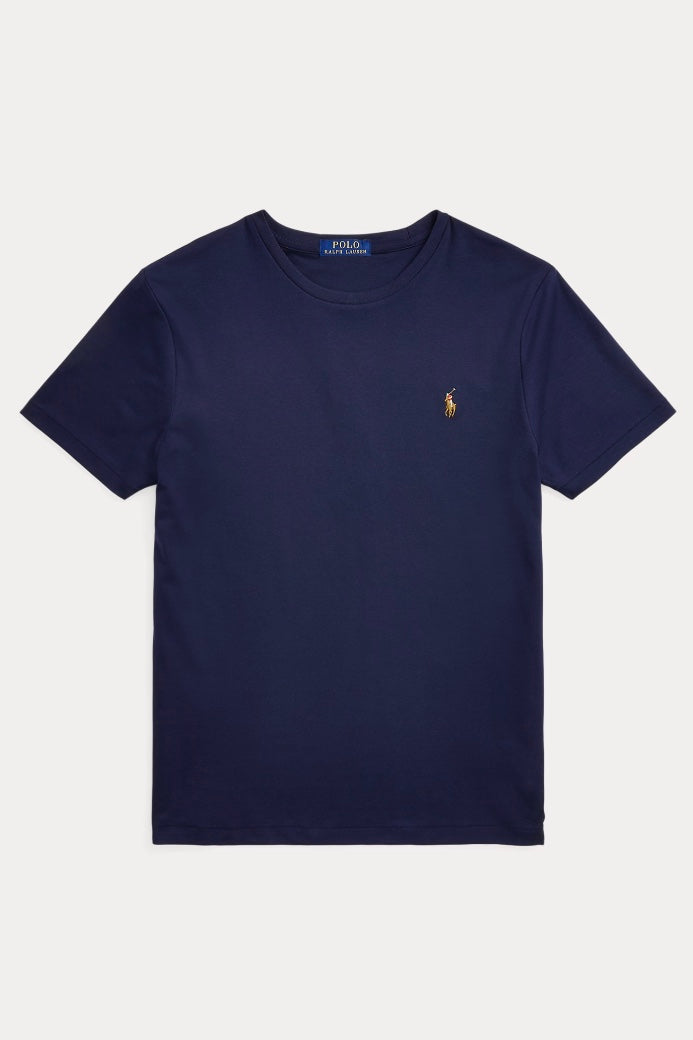 POLO RALPH LAUREN Custom Slim Fit Soft Cotton T-Shirt Refined Navy - Dale