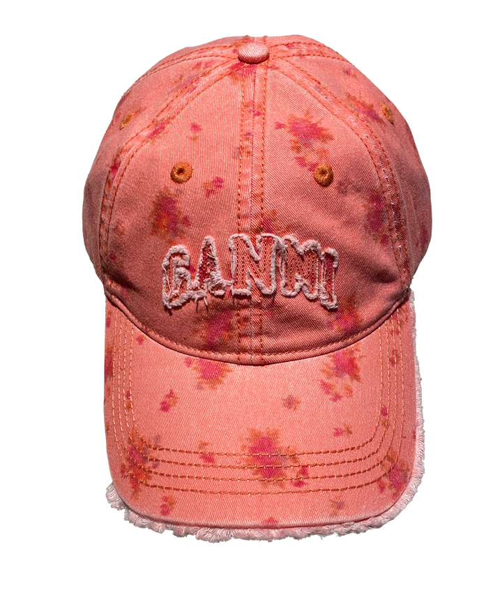 Washed Cotton Print Canvas Cap Lantana