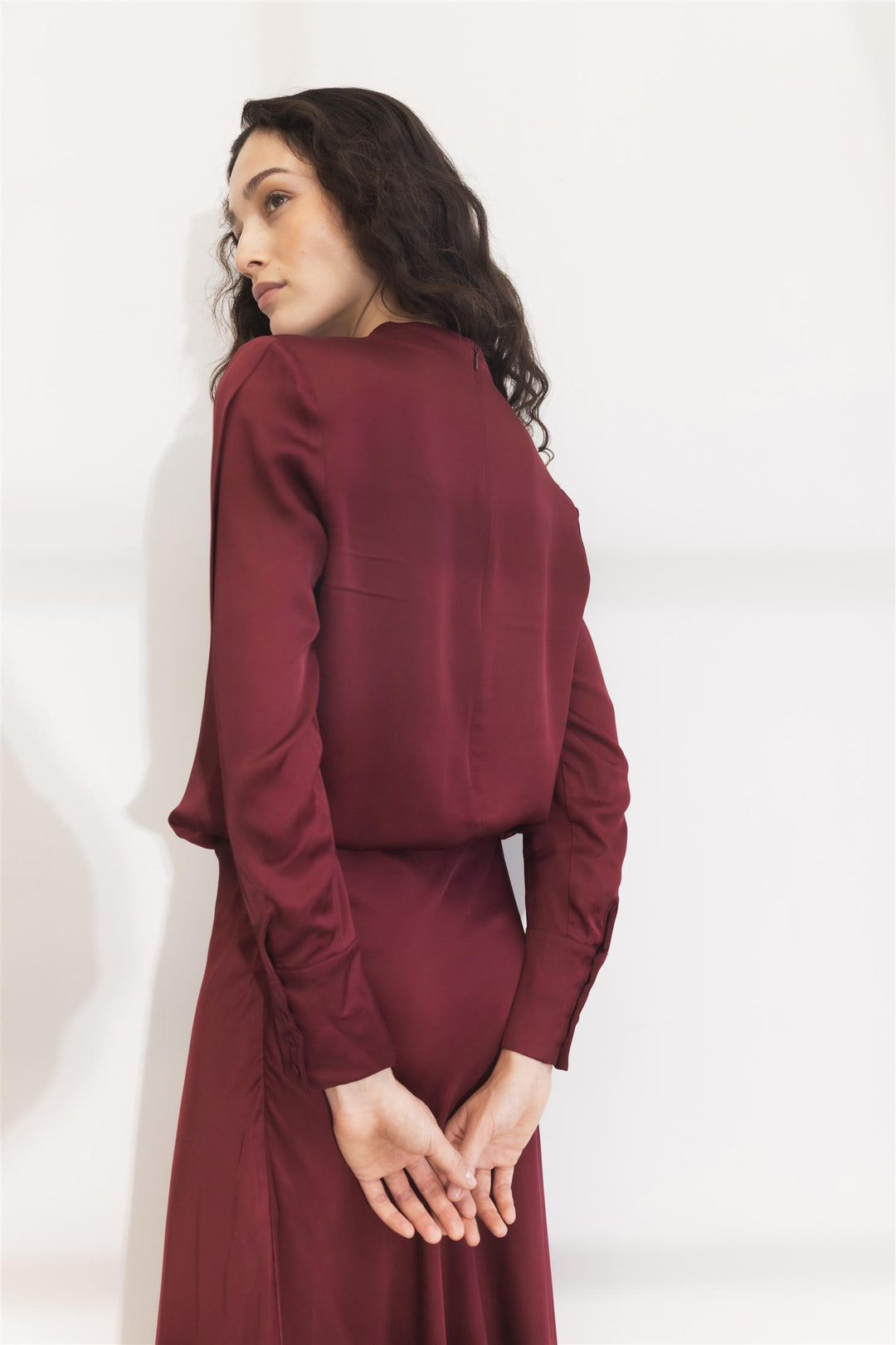 Arlene Blouse Deep Plum
