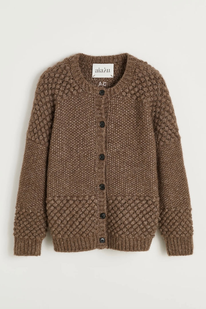 Sierra Cardigan Pure Brownie