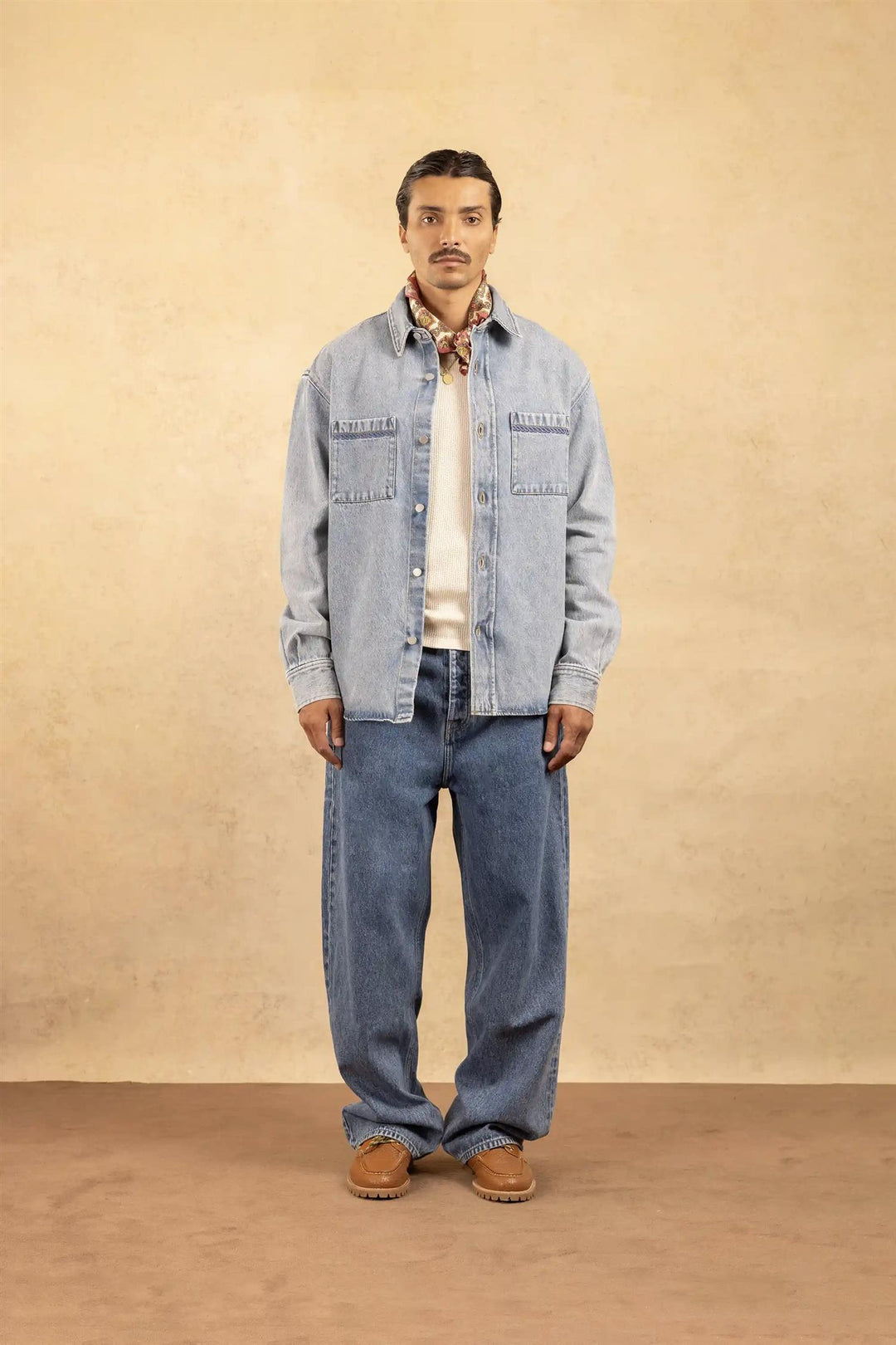 La Chemise Denim Tressée