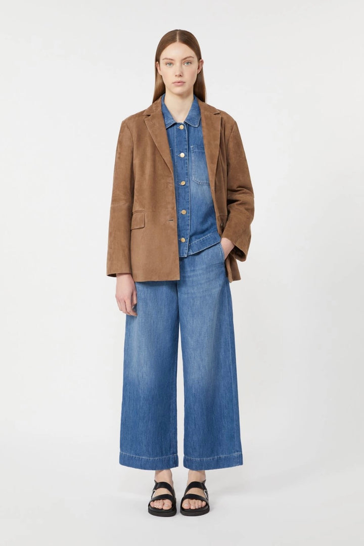 Cotton and Linen Denim Jeans