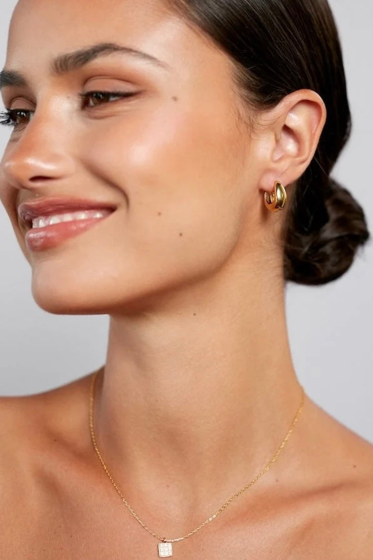 ANNI LU Golden Curve Hoops Petit Gold - Dale