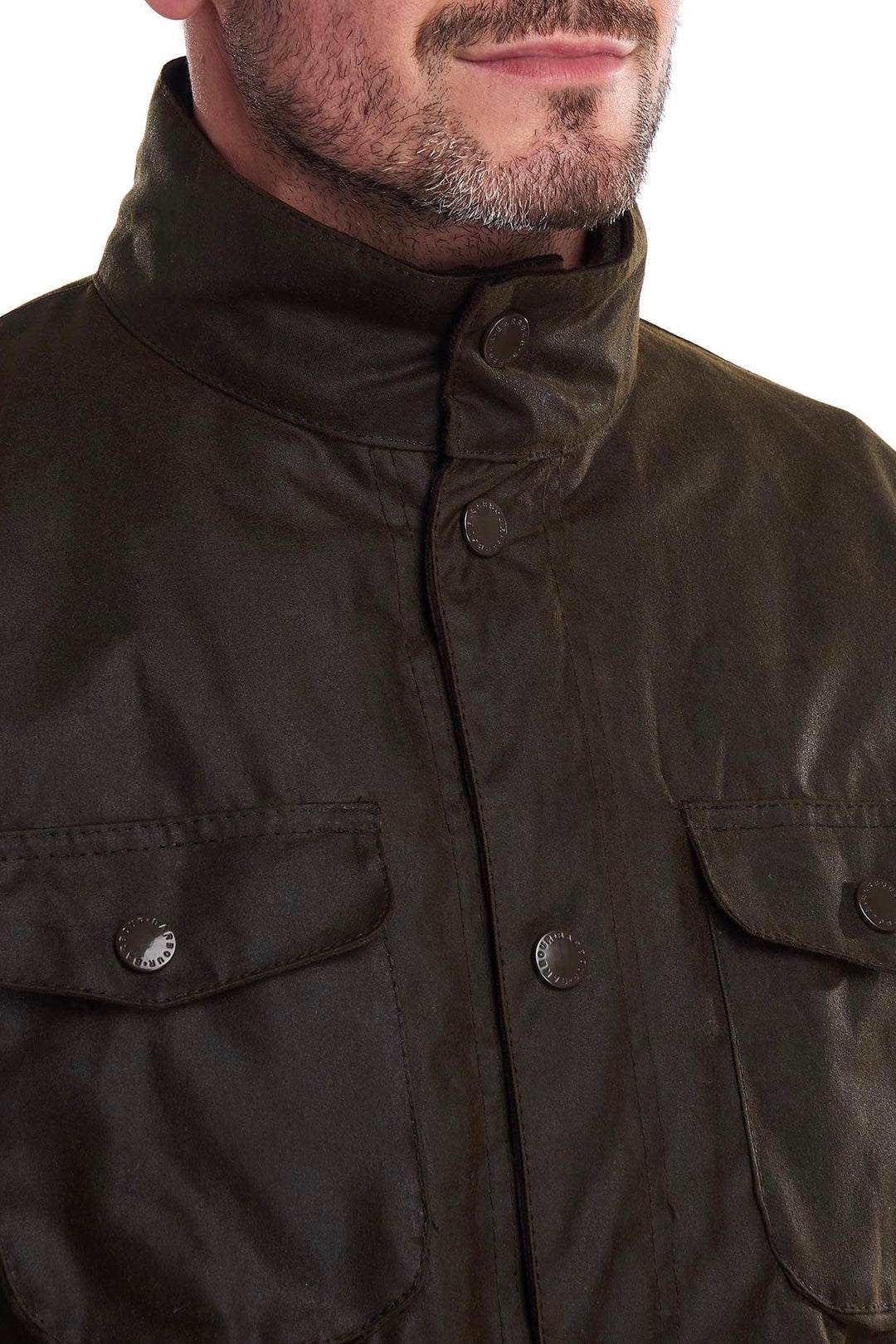 Ogston Waxed Jacket Olive