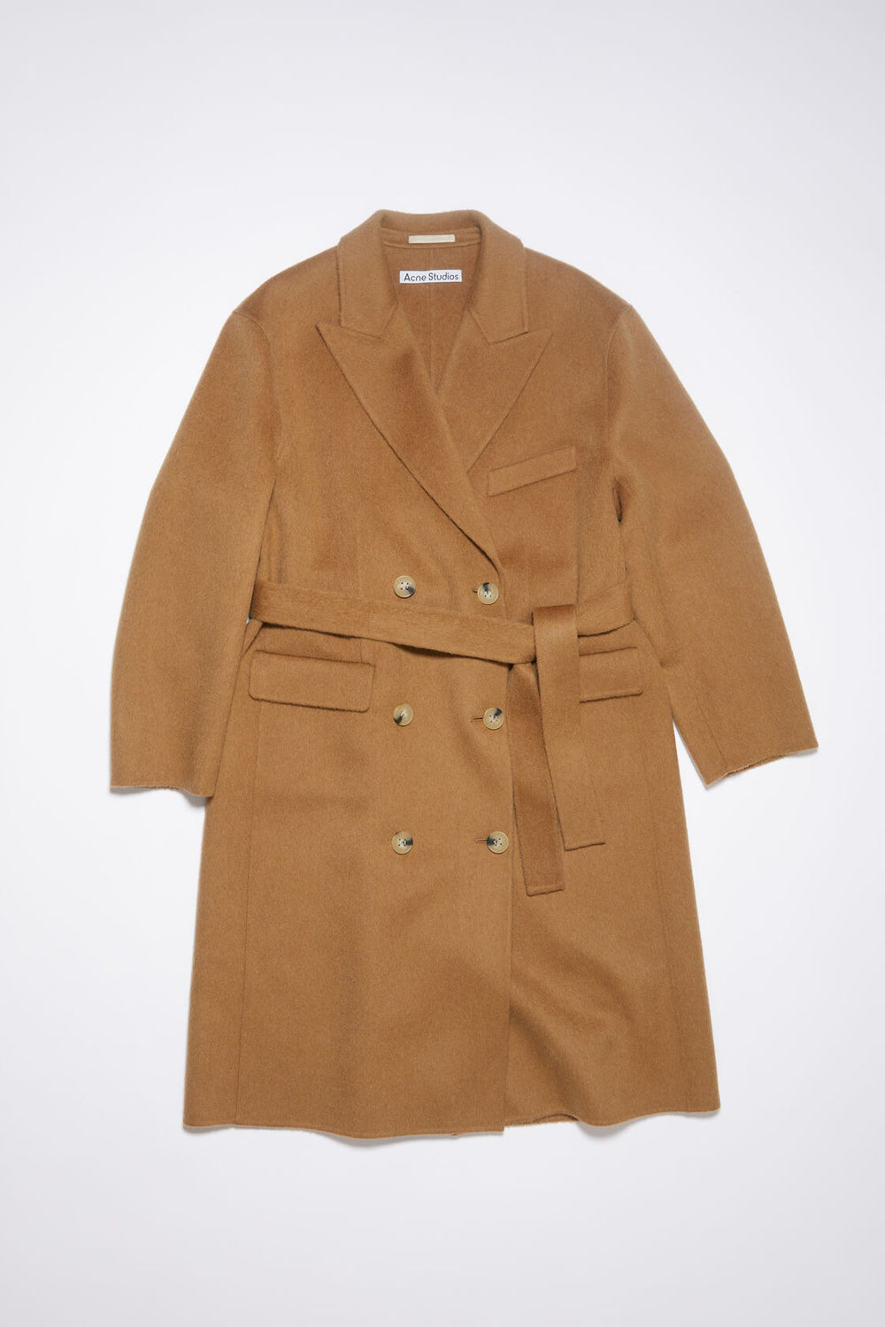 ACNE STUDIOS - DOUBLE-BREASTED BELTED COAT - Dale