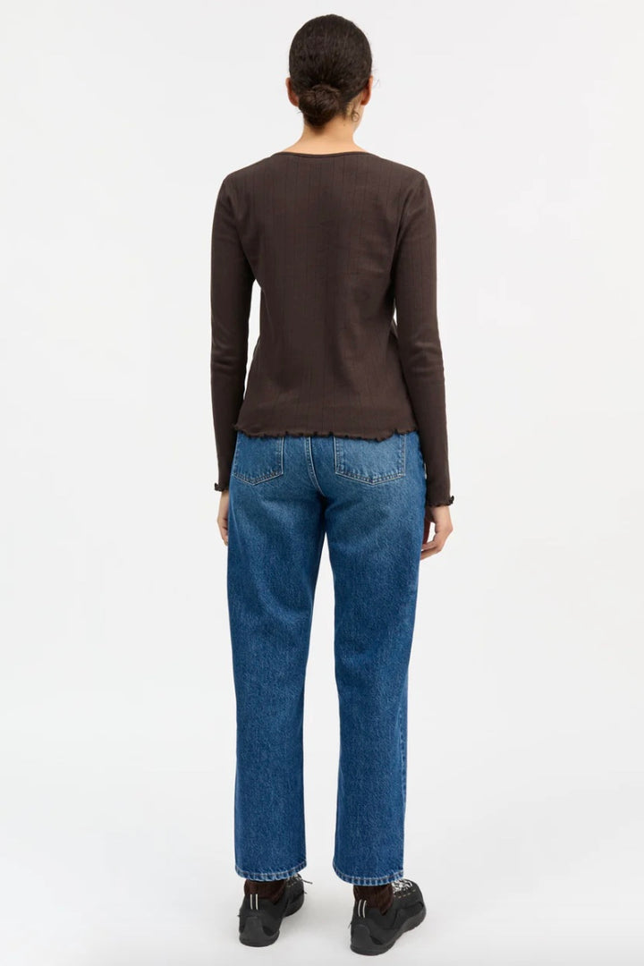 Edie Cardigan Dark Brown
