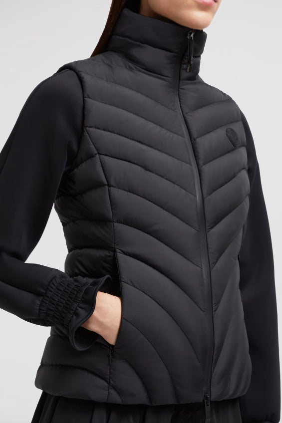 Granes Diagonal-Quilted Down Vest