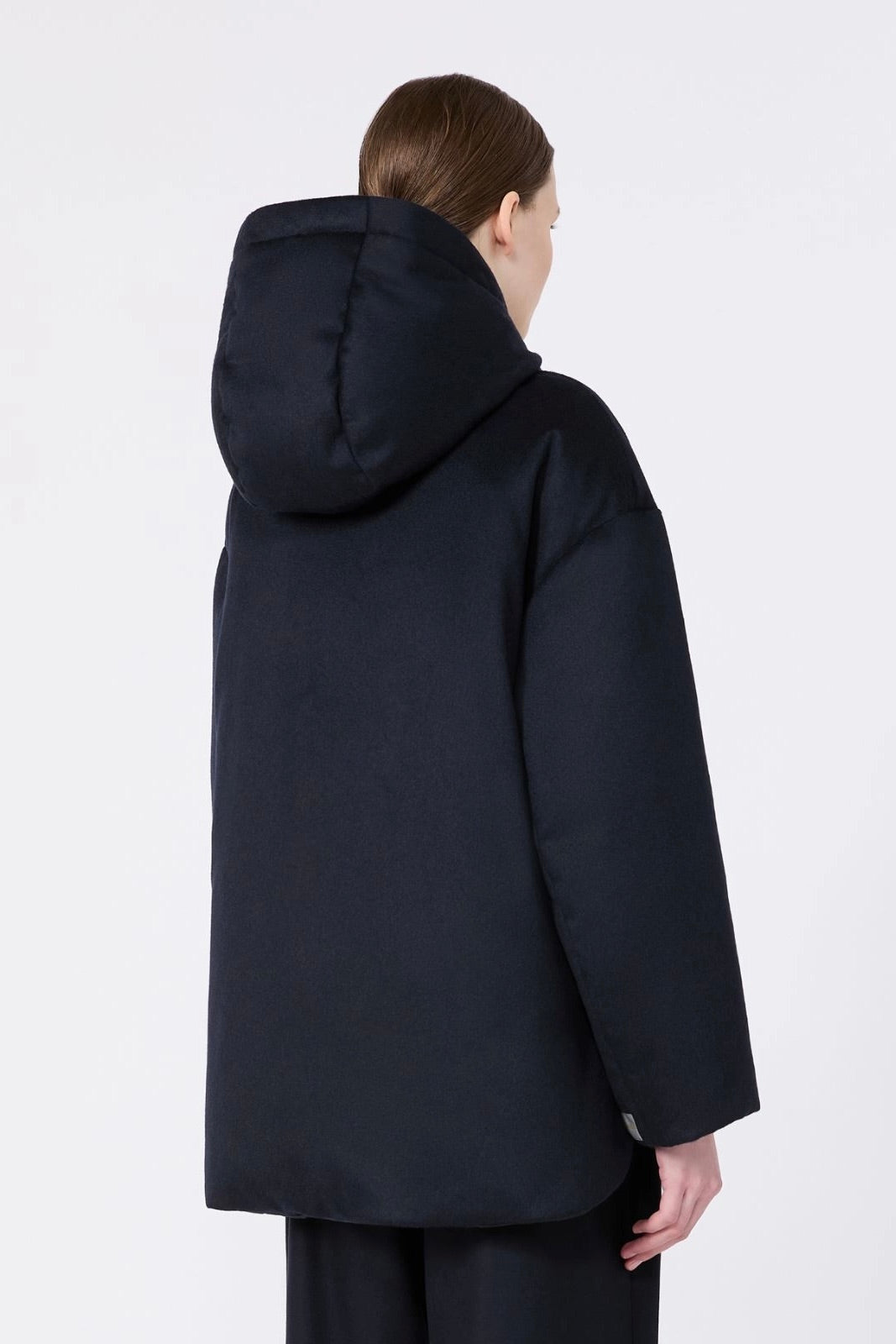 Reversible Cashmere Puffer Jacket Midnight Blue