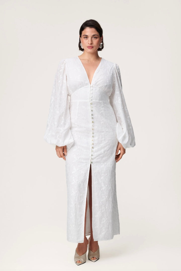 ADOORE Positano Dress White Embroidery - Dale