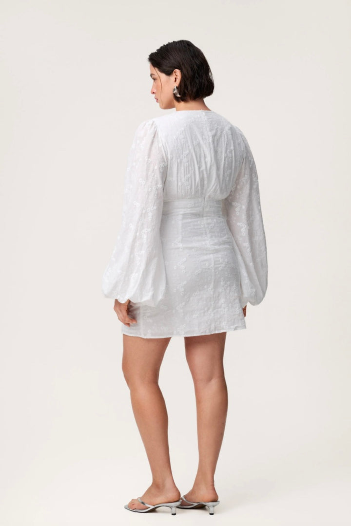 ADOORE Florence Dress White Embroidery - Dale