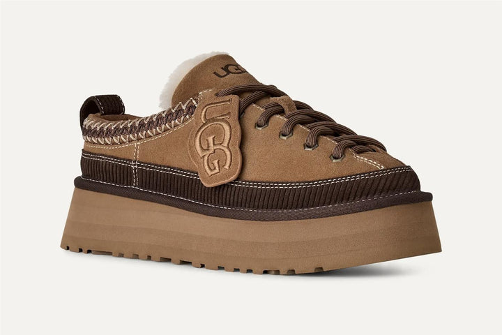 W Heritage Lace-Up Slipper Chestnut
